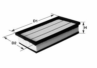 CLEAN FILTERS Ilmansuodatin MA3033